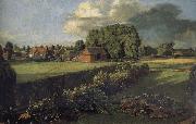 John Constable The Flower Garden at East Bergholt House,Essex oil painting artist